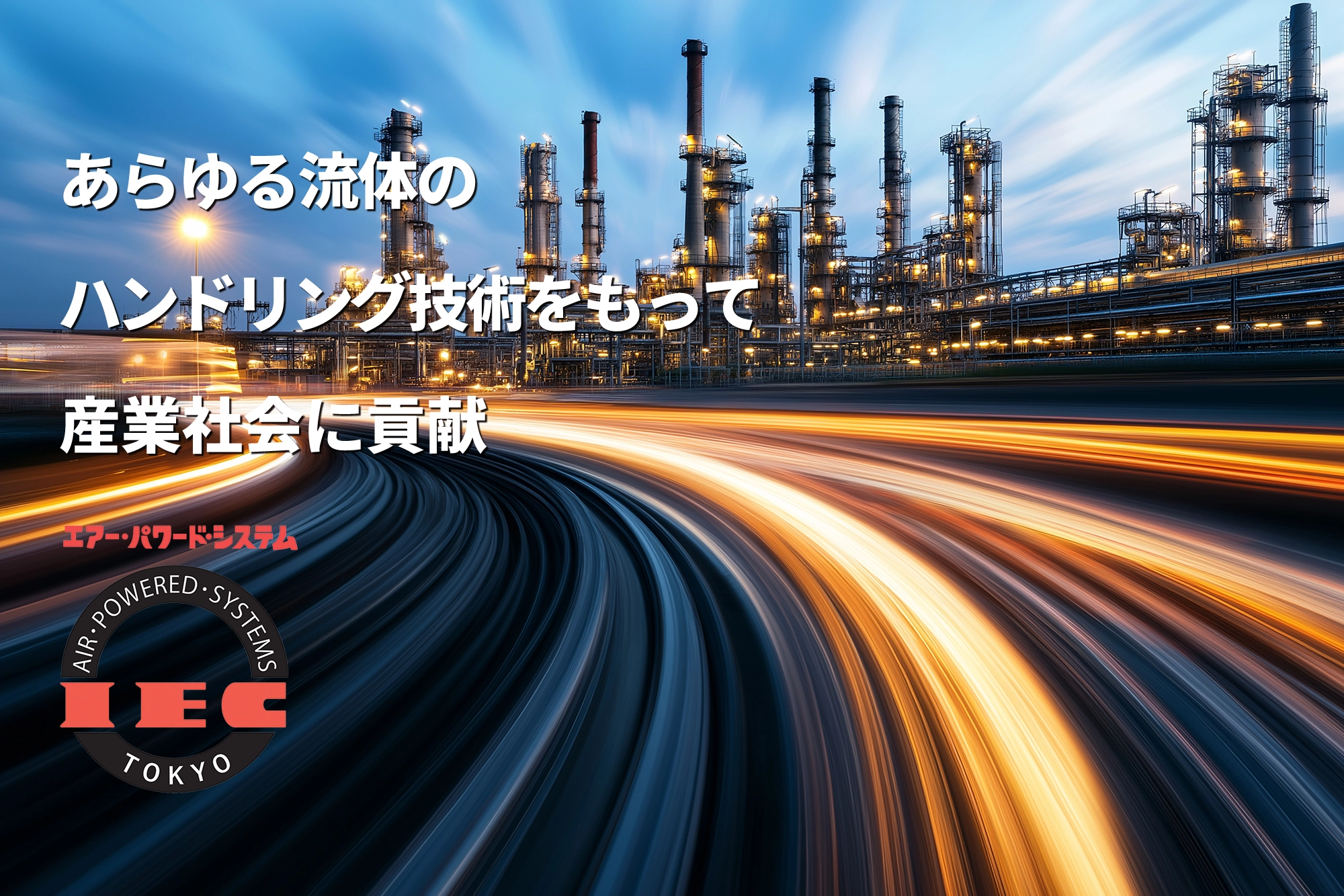 あらゆる流体のハンドリング技術をもって産業社会に貢献